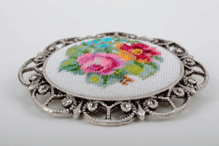 Bead embroidery